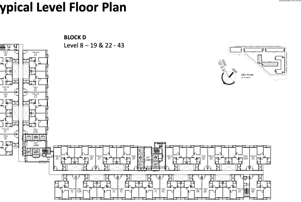 J satine floor plan block D